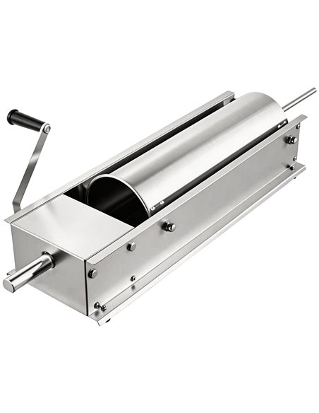 Commercial 5L Manual Sausage Stuffer Horizontal Stainless Steel 4 Nozzles 16–38mm | Stalwart DA-TG5L