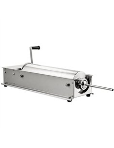 Commercial 7L Manual Sausage Stuffer Horizontal Stainless Steel 4 Nozzles 16–38mm | Stalwart DA-TG7L 2