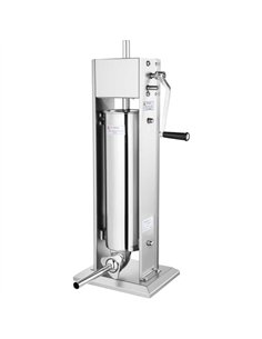Commercial 7L Manual Sausage Stuffer Vertical Stainless Steel 4 Nozzles 16–38mm | Stalwart DA-TV7L