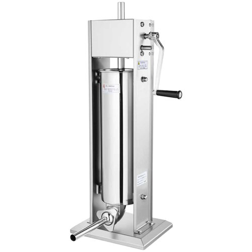 Commercial 7L Manual Sausage Stuffer Vertical Stainless Steel 4 Nozzles 16–38mm | Stalwart DA-TV7L