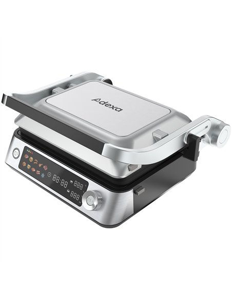 Professional Smart Contact Electric Grill with Non-Stick 23×29cm Plates 2200W 372×355×181mm | Stalwart DA-TCCK104