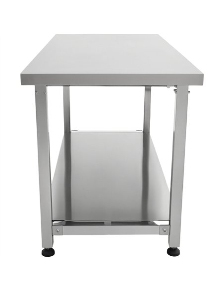 Stainless Steel Elevating Work Table 1400 × 700 × H700–1000 mm | Stalwart DA-MCEWB7014