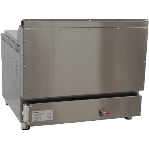 Commercial Double Tank Gas Fryer with Dual Drain Taps - 14L+14L Countertop | Stalwart DA-GF182