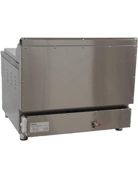 Commercial Double Tank Gas Fryer with Dual Drain Taps - 14L+14L Countertop | Stalwart DA-GF182