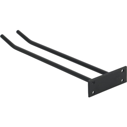 Wine Glass Rack Black Wall mounted Length 300mm 3 wine glasses | Stalwart DA-WGA18500300B