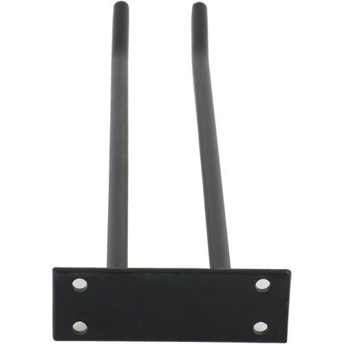 Wine Glass Rack Black Wall mounted Length 300mm 3 wine glasses | Stalwart DA-WGA18500300B