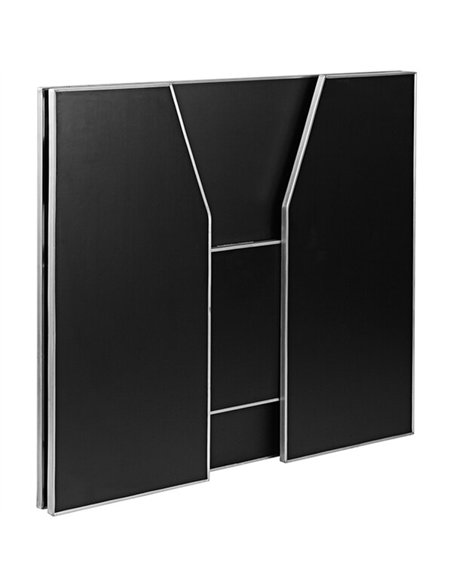 Portable Foldable Bar Black Laminate | Stalwart DA-AOX202