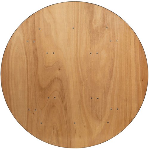 Round Folding Banquet Catering Table 6ft Plywood 1830x760 | Stalwart DA-AOX214
