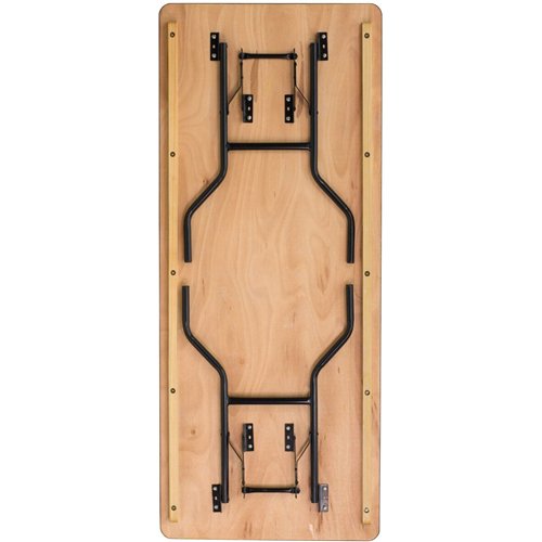 Folding Banquet Catering Table 6ft Plywood 1830x460x760mm | Stalwart DA-AOX218