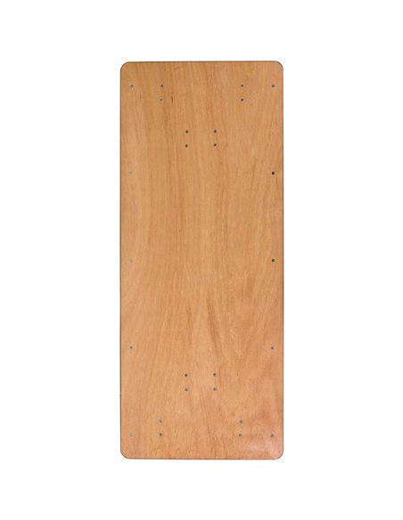 Folding Banquet Catering Table 6ft Plywood 1830x460x760mm | Stalwart DA-AOX218