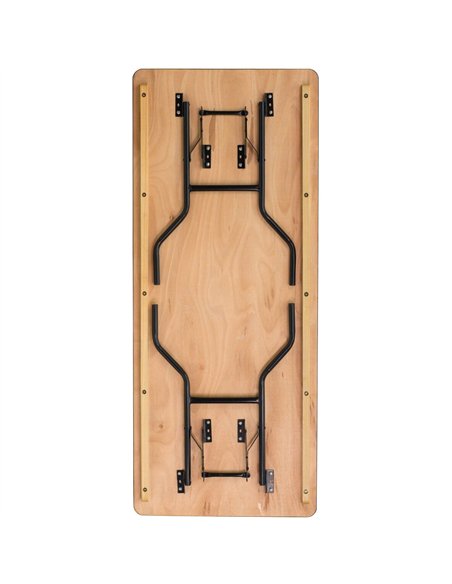 Folding Banquet Catering Table 6ft Plywood 1830x760x760mm | Stalwart DA-AOX220
