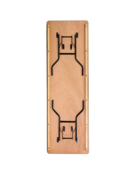 Folding Banquet Catering Table 8ft Plywood 2430x760x760mm | Stalwart DA-AOX222