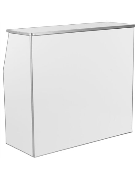 Portable Foldable Bar White Laminate | Stalwart DA-AOX232