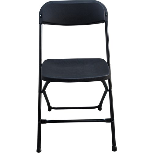 Foldable Chair Steel Black | Stalwart DA-AOX234