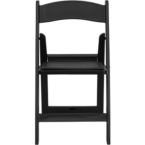 Foldable Chair Polypropylene Resin Black | Stalwart DA-AOX240