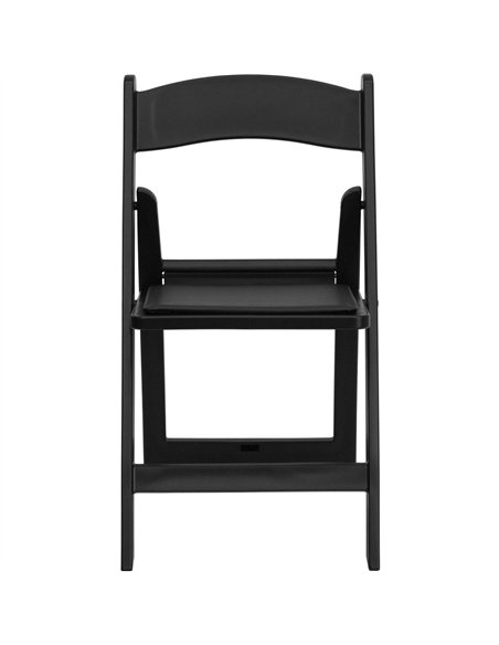 Foldable Chair Polypropylene Resin Black | Stalwart DA-AOX240