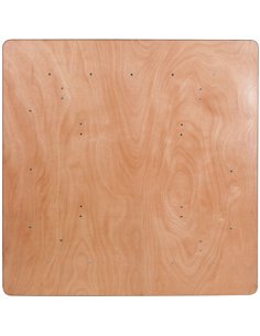 Square Folding Banquet Catering Table Plywood 1525x1525x760mm | Stalwart DA-AOX516 2