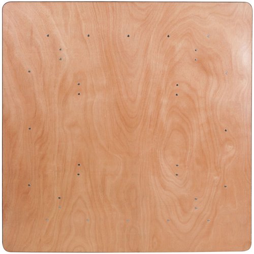 Square Folding Banquet Catering Table Plywood 1525x1525x760mm | Stalwart DA-AOX516