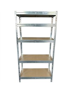 5-Tier Galvanized Heavy‑Duty Shelving Unit – 220kg per Shelf | Stalwart DA-KPT175