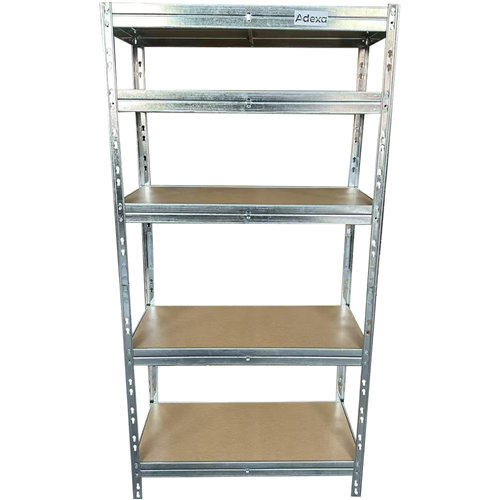 5-Tier Galvanized Heavy‑Duty Shelving Unit – 220kg per Shelf | Stalwart DA-KPT175