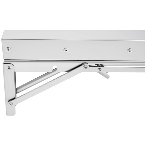 Commercial Stainless Steel Foldable Wall Mounted Shelf 1200x300x230mm | Stalwart DA-RTW41230
