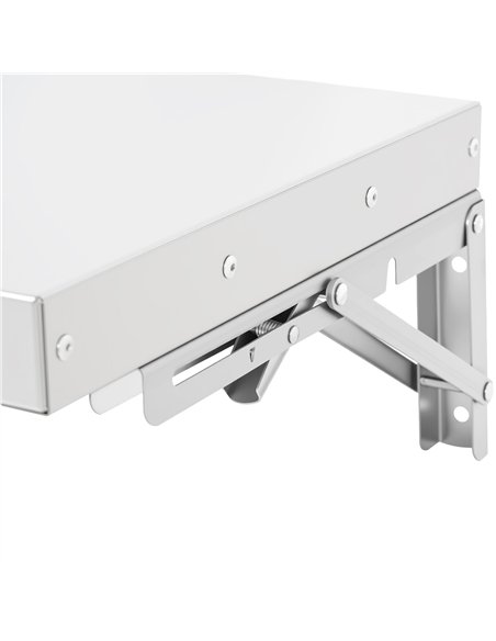 Commercial Stainless Steel Foldable Wall Mounted Shelf 1600x300x230mm | Stalwart DA-RTW41630