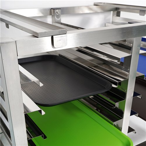 Stainless Steel Oven Stand with Dual Tray Rails 980x700x745mm | Stalwart DA-WAN112