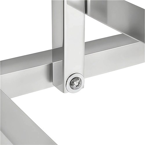 Stainless Steel Oven Stand Frame with 5 Tier GN2/3 &amp GN1/2 Rails 595x535x850mm | Stalwart DA-WAN116