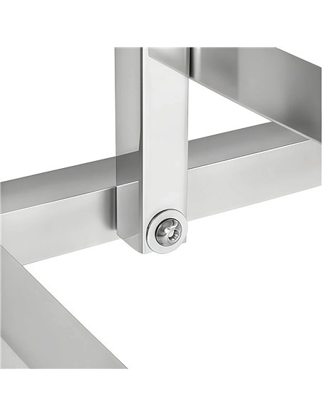 Stainless Steel Oven Stand Frame with 5 Tier GN2/3 &amp GN1/2 Rails 595x535x850mm | Stalwart DA-WAN116