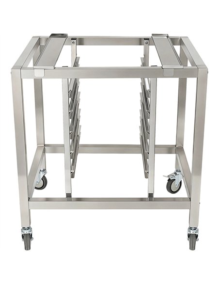 Stainless Steel Oven Stand with GN1/1 Rails 770x650x850mm | Stalwart DA-WAN118
