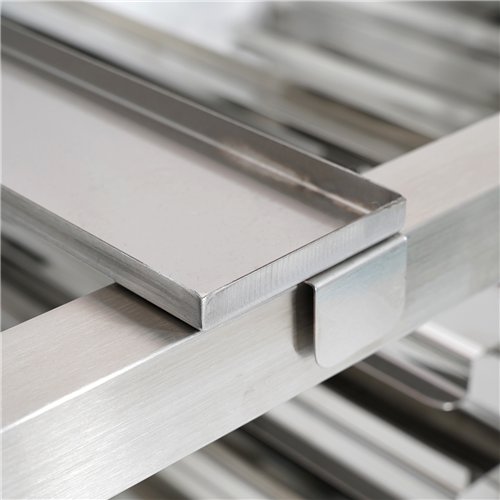 Stainless Steel Oven Stand with Dual GN1/1 &amp 60x40 Rails 980x700x745mm | Stalwart DA-WAN120