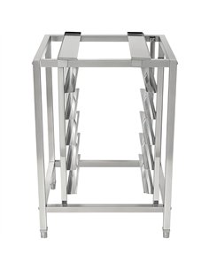 Stainless Steel Oven Stand with 5 Tier GN2/3 &amp GN1/2 Rails 595x535x850mm | Stalwart DA-WAN108