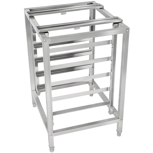 Stainless Steel Oven Stand with 5 Tier GN2/3 &amp GN1/2 Rails 595x535x850mm | Stalwart DA-WAN108
