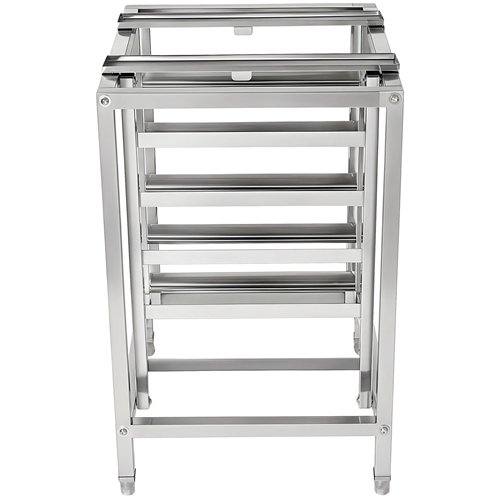 Stainless Steel Oven Stand with 5 Tier GN2/3 &amp GN1/2 Rails 595x535x850mm | Stalwart DA-WAN108