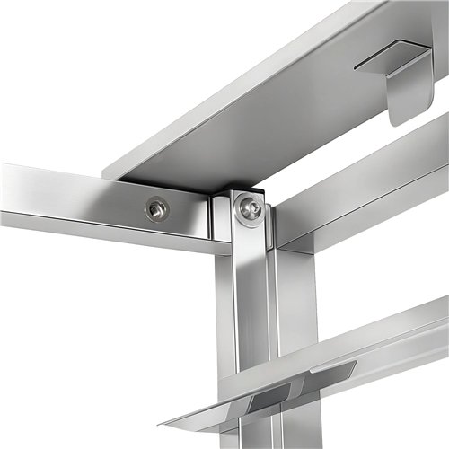 Stainless Steel Oven Stand with 5 Tier GN2/3 &amp GN1/2 Rails 595x535x850mm | Stalwart DA-WAN108