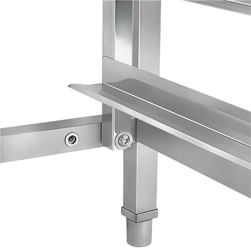 Stainless Steel Oven Stand with 5 Tier GN2/3 &amp GN1/2 Rails 595x535x850mm | Stalwart DA-WAN108