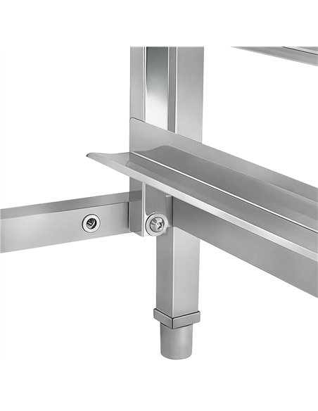 Stainless Steel Oven Stand with 5 Tier GN2/3 &amp GN1/2 Rails 595x535x850mm | Stalwart DA-WAN108