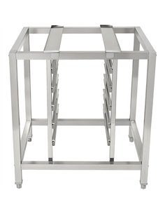 Stainless Steel Oven Stand with GN1/1 Rails 770x650x850mm | Stalwart DA-WAN110