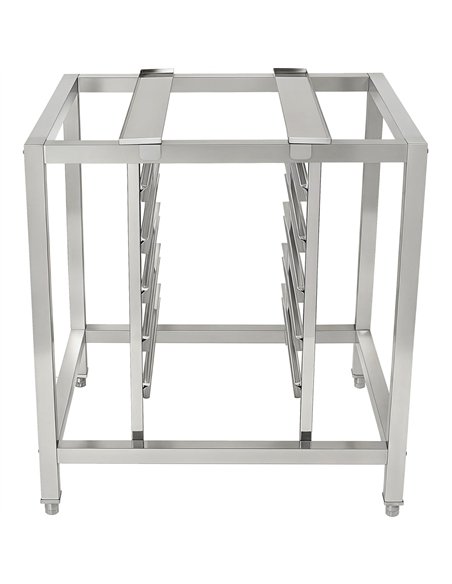 Stainless Steel Oven Stand with GN1/1 Rails 770x650x850mm | Stalwart DA-WAN110