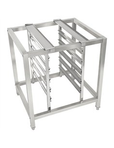 Stainless Steel Oven Stand with GN1/1 Rails 770x650x850mm | Stalwart DA-WAN110 2