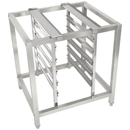 Stainless Steel Oven Stand with GN1/1 Rails 770x650x850mm | Stalwart DA-WAN110
