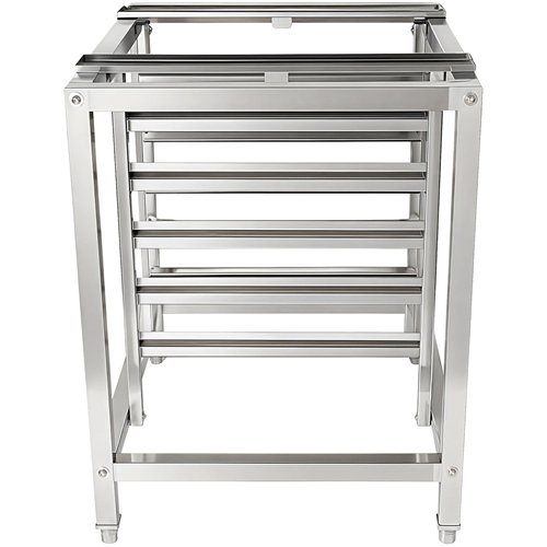 Stainless Steel Oven Stand with GN1/1 Rails 770x650x850mm | Stalwart DA-WAN110