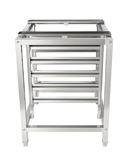 Stainless Steel Oven Stand with GN1/1 Rails 770x650x850mm | Stalwart DA-WAN110