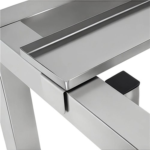 Stainless Steel Oven Stand with GN1/1 Rails 770x650x850mm | Stalwart DA-WAN110