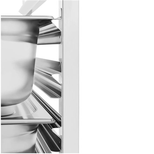 Stainless Steel Oven Stand with GN1/1 Rails 770x650x850mm | Stalwart DA-WAN110