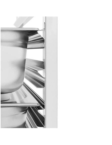 Stainless Steel Oven Stand with GN1/1 Rails 770x650x850mm | Stalwart DA-WAN110