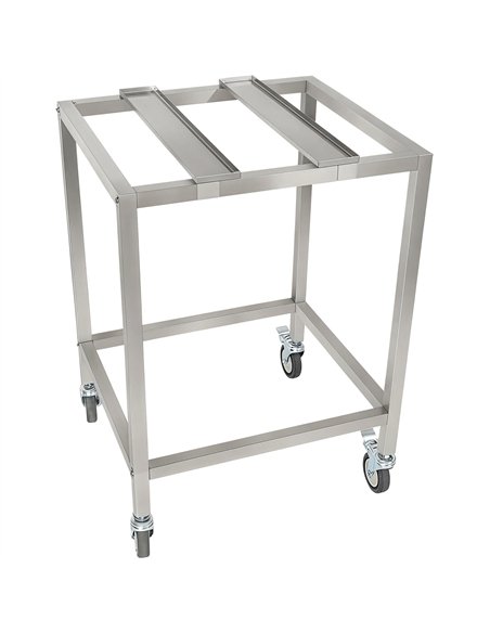 Stainless Steel Oven Stand Frame with Movable Holding Rail 595x535x850mm | Stalwart DA-WAN114