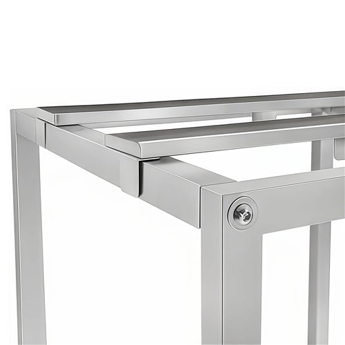 Stainless Steel Oven Stand Frame with Movable Holding Rail 595x535x850mm | Stalwart DA-WAN114