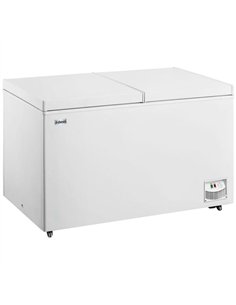 Commercial Chest Freezer 607 Litres Twin Solid Lid 1800x710x850mm White | Stalwart DA-BCBD607