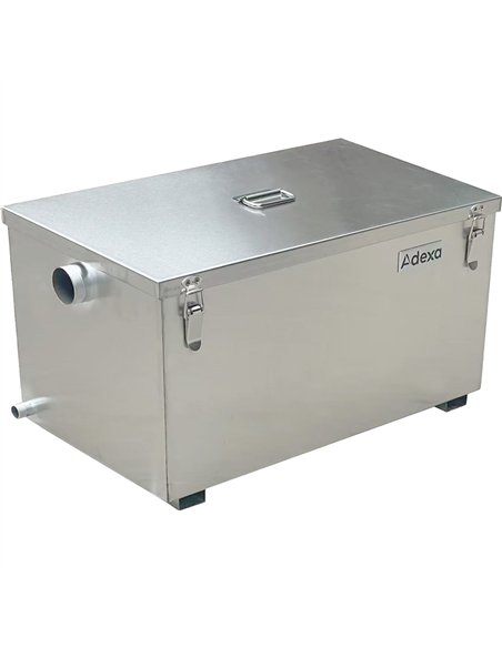 Commercial Stainless Steel Grease Trap with Lid and Outlet Valve 800x400x300mm | Stalwart DA-YLGYC804030